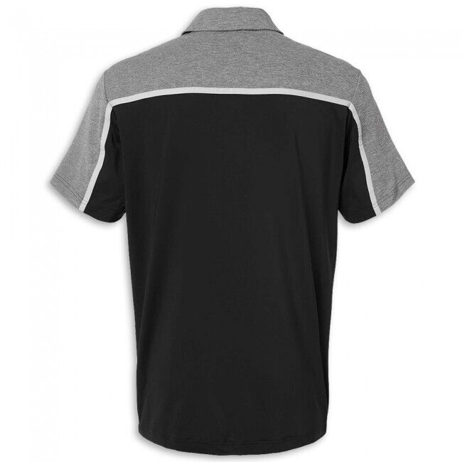 C8 Corvette Adidas Cruise Polo Black/Gray