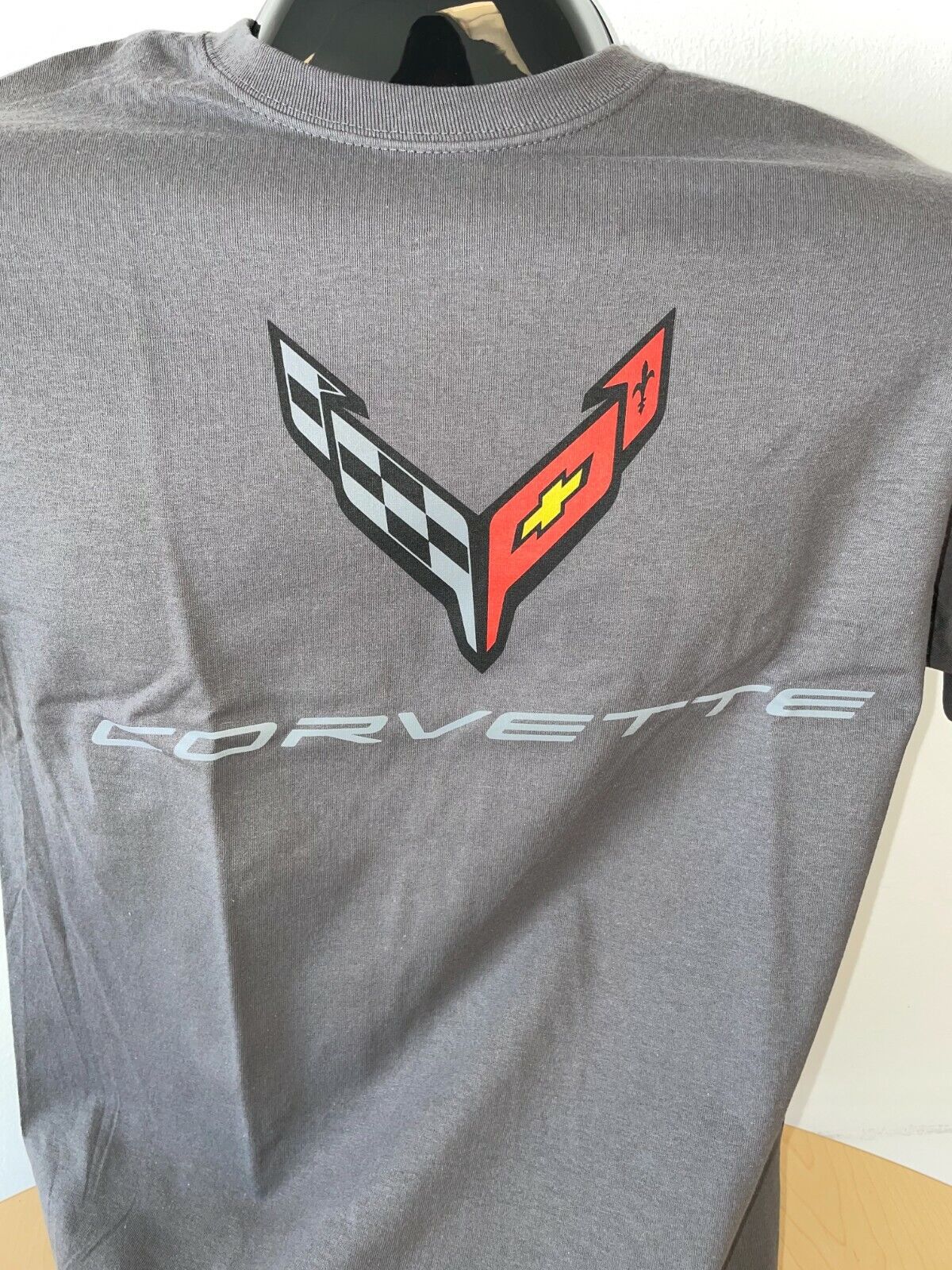 C8 Corvette Next Generation Carbon Flash T-Shirt Gray