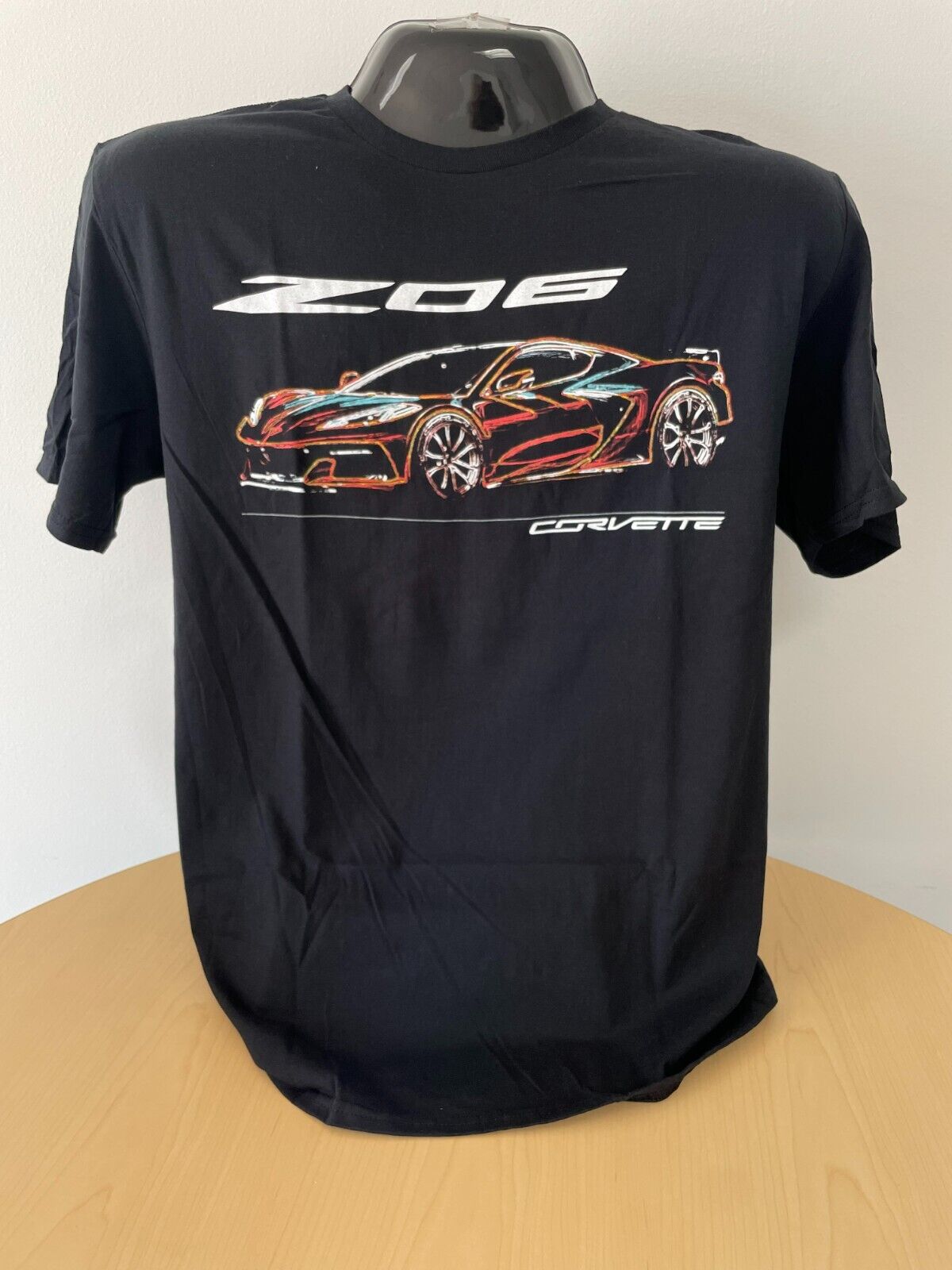 Mens C8 Z06 Corvette T-Shirt Black