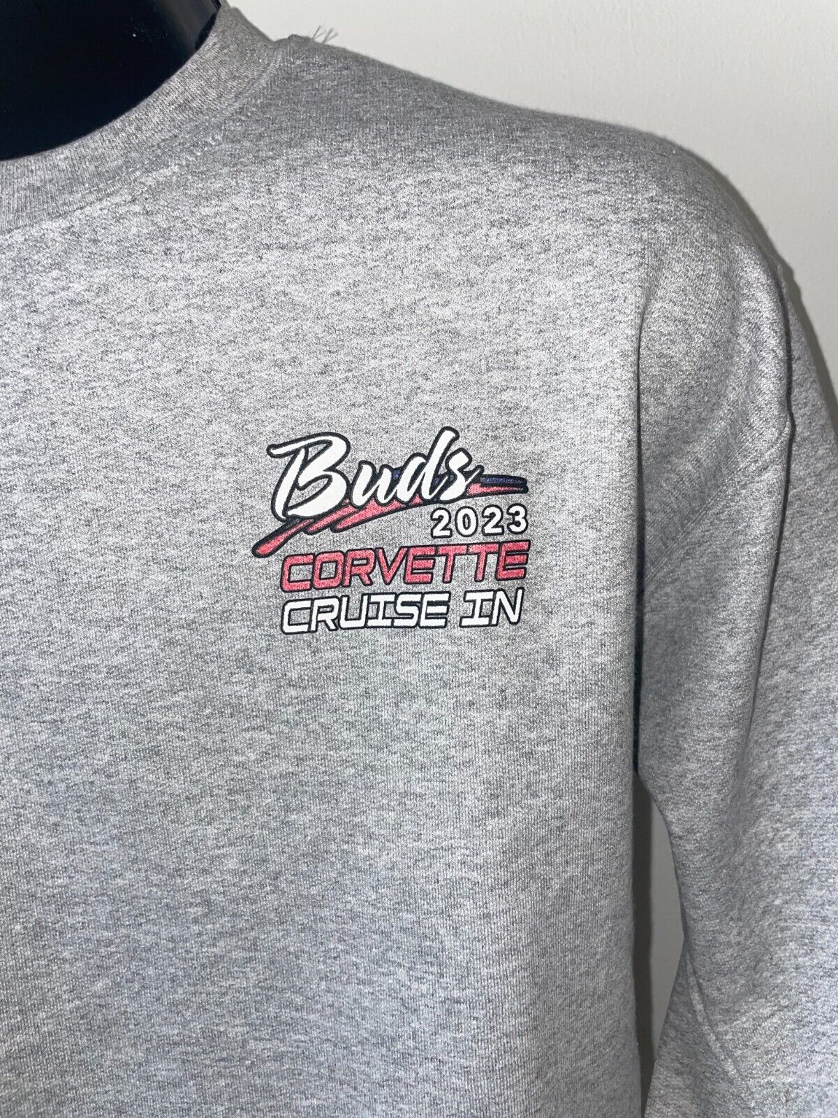 Buds Chevrolet 33rd Annual Corvette Cruise-In Crew Neck Sweatshirt