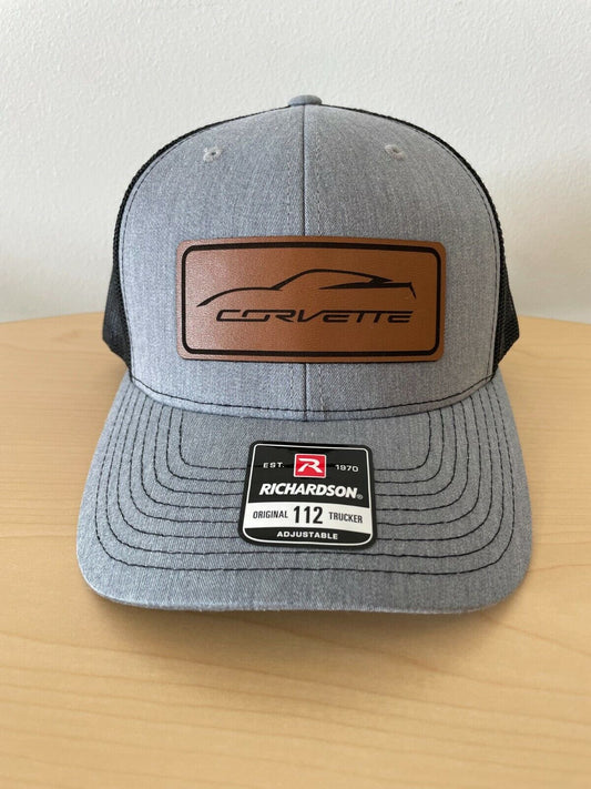 Corvette Snapback Patch Hat Gray/Black