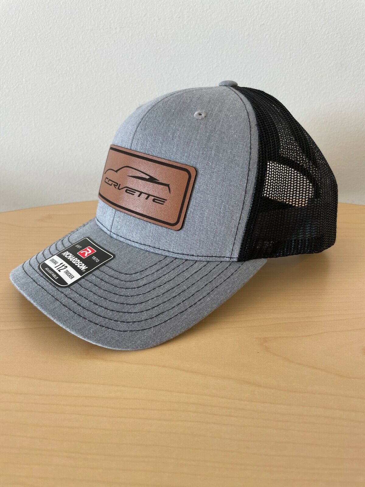 Corvette Snapback Patch Hat Gray/Black