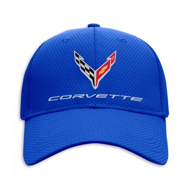 C8 Corvette Jersey Mesh Cap Blue