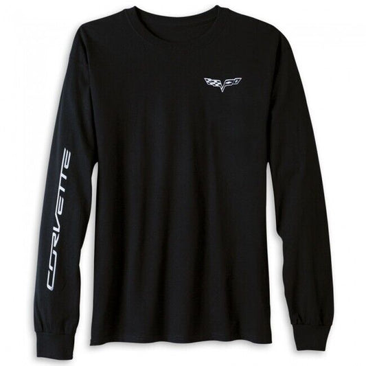 C6 Corvette Long Sleeve T-Shirt Black