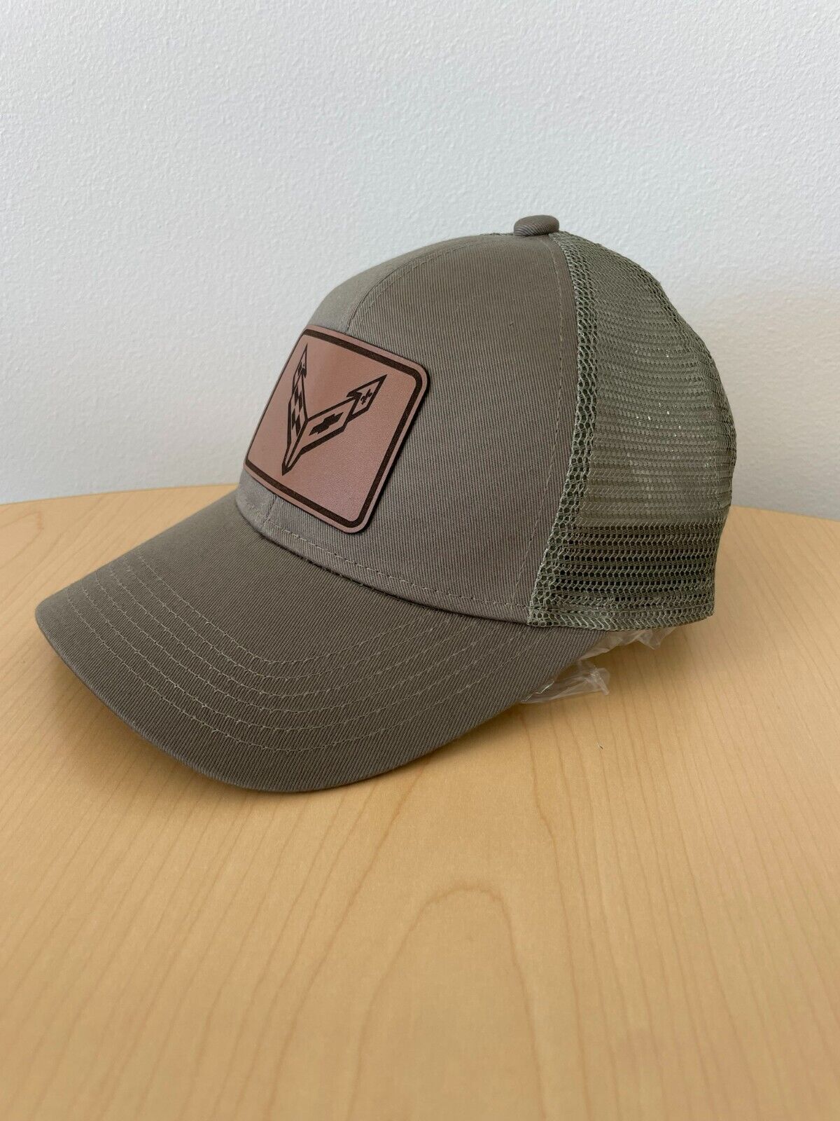 C8 Corvette Sage Green Mesh Hat