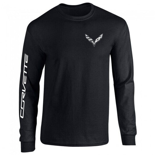 C7 Corvette Long Sleeve T-Shirt Black