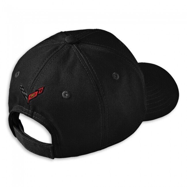 Corvette 70th Anniversary Logo Cap Black