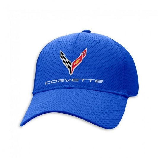 C8 Corvette Jersey Mesh Cap Blue