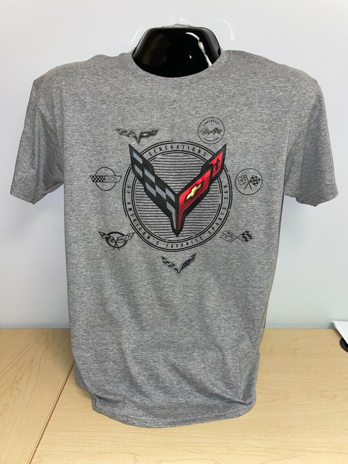 C8 Corvette Generations T-Shirt Gray