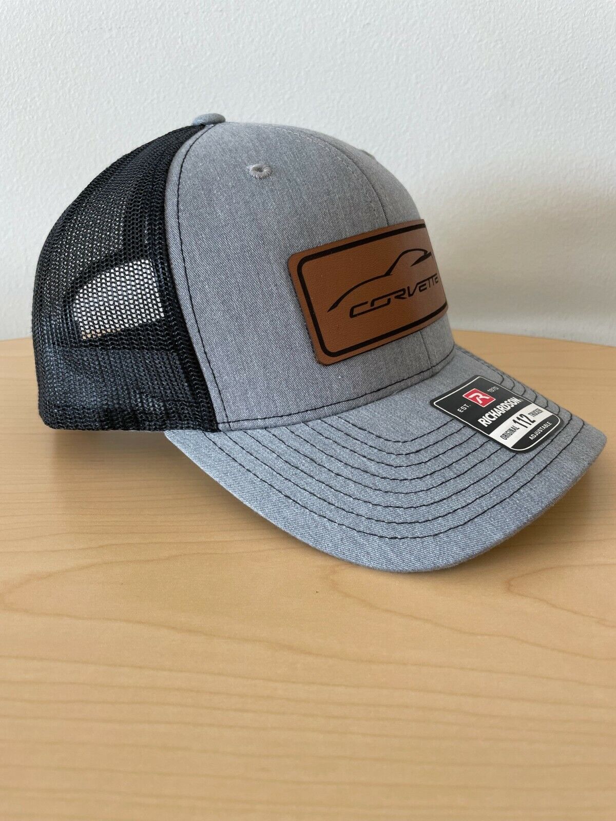 Corvette Snapback Patch Hat Gray/Black